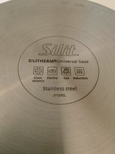 Silit Talis Pfanne Nahaufnahme Pfannenboden von unten