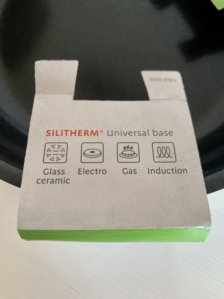 Silit Talis Pfanne Verbraucherhinweise auf der Verpackung Teil 1