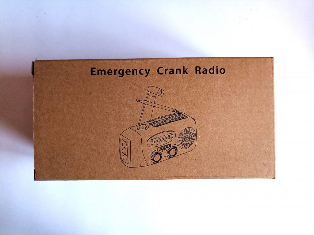 Solarbaby 081O Kurbelradio, Verpackung Vorderansicht