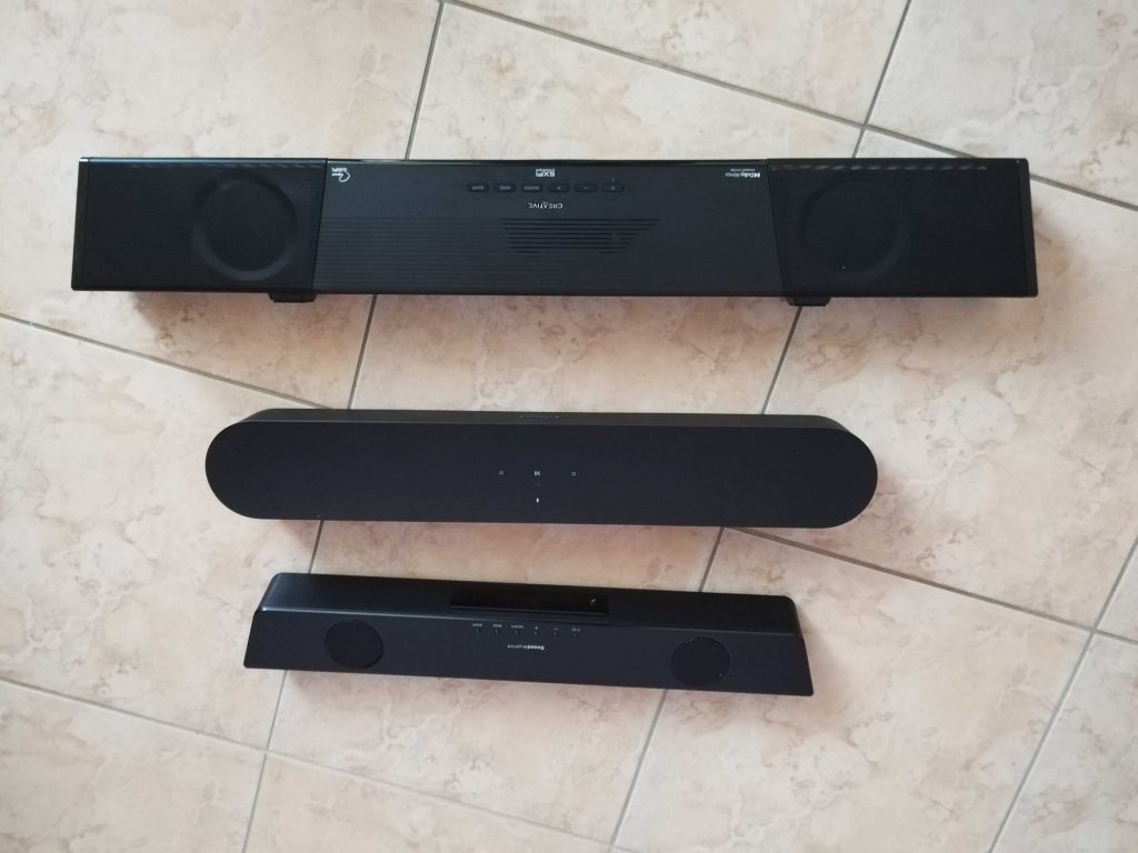 Soundbars im Test von oben