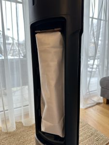 Staubbeutel in der Basisstation des Dreame Z10 Station Akku-Staubsauger