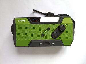 Uniquebella TB-R2 Kurbelradio, Vorderansicht