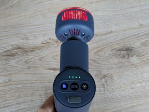 Wärmefunktion der Medisana MG600 Massagepistole