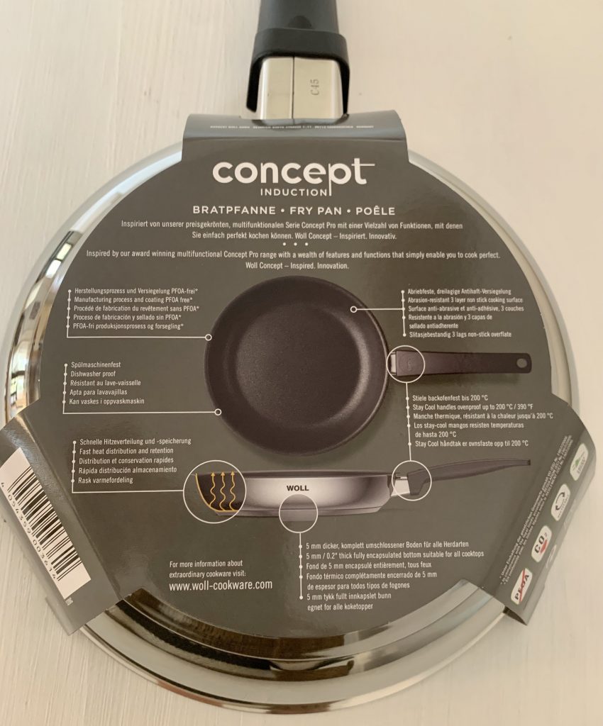 Woll Concept Pfanne mit Schutzkarton von unten