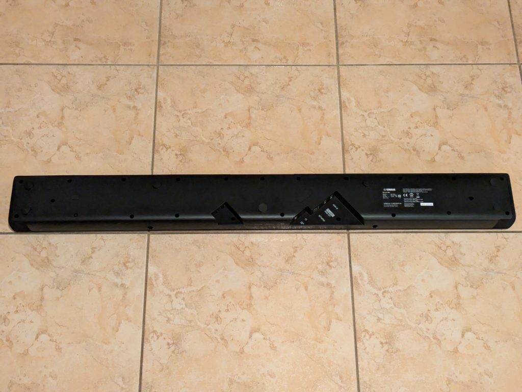 Yamaha True X Bar 50A Soundbar von unten
