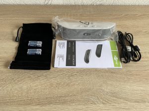 Goobay 95122 GB PC-Lautsprecher ausgepackt mit Zubehör