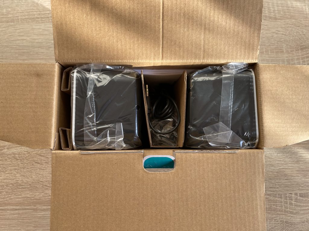Logitech Z150 PC-Lautsprecher in der Verpackung