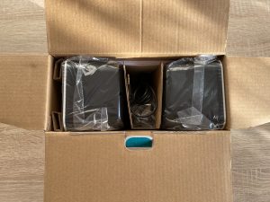 Logitech Z150 PC-Lautsprecher in der Verpackung