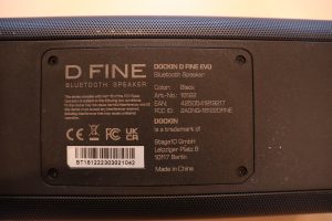 Dockin D Fine Evo Bluetooth-Lautsprecher Akkudeckel