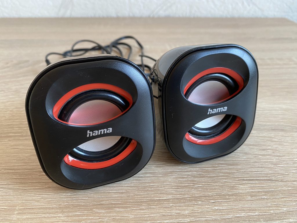 Hama Sonic Mobil 183 PC-Lautsprecher Detail Frontansicht