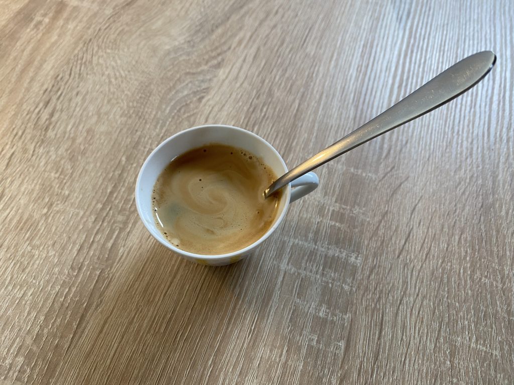 Mövenpick Barista Espressobohnen Löffeltest