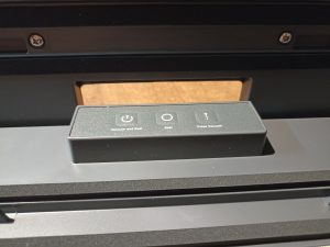 AEG VS4-1-4AG Vakuumierer, Innenansicht mit Bedienfeld