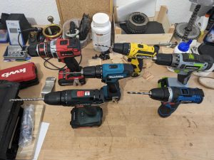 Akku-Bohrschrauber Gruppenbild 2