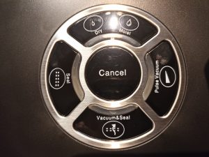Amazon Basics Vakuumierer, Bedienfeld