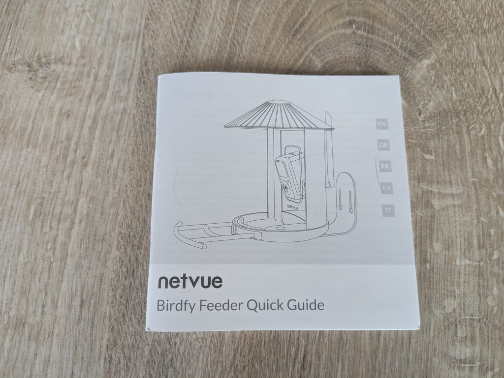 Anleitung der NETVUE Birdfy Wildkamera