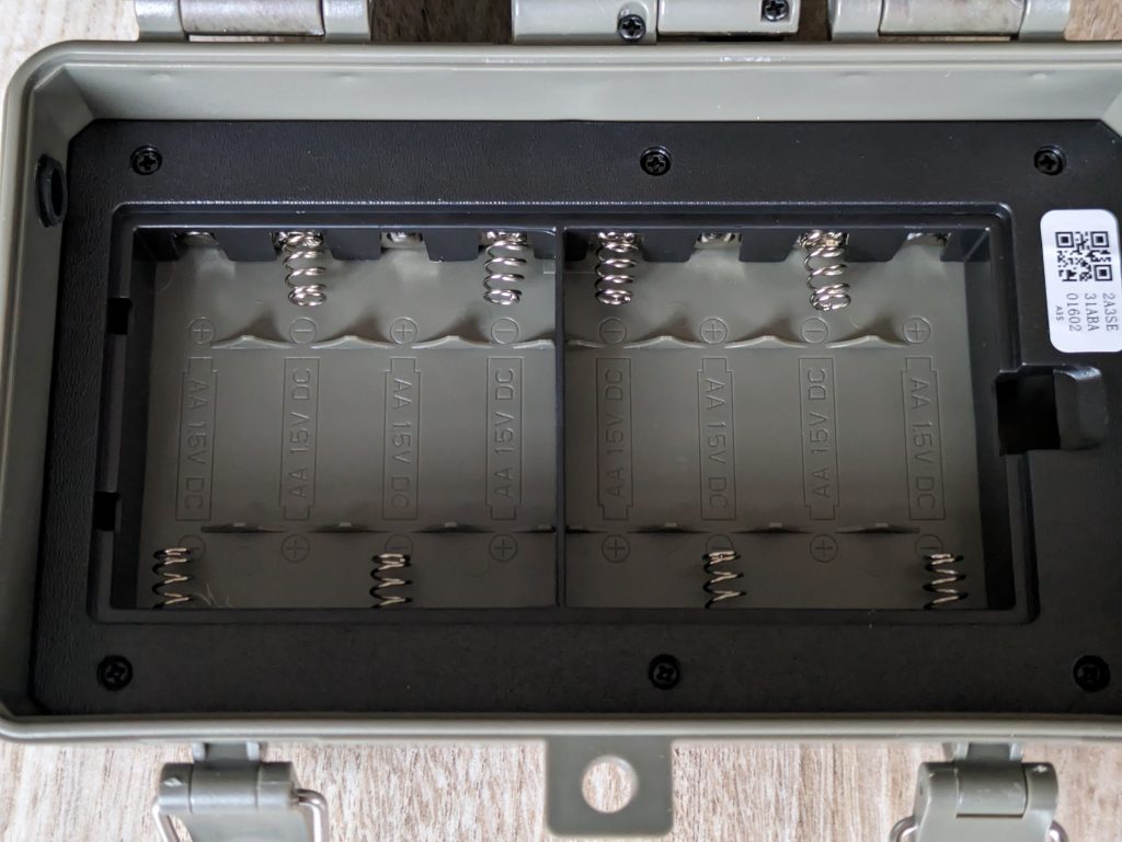 Batteriefach der GardePro A3S Wildkamera