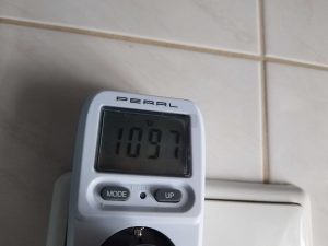 Dyson Airwrap Haartrockner, Messen der Leistung in Watt