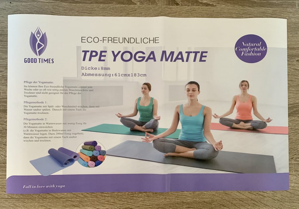 Good Times Yogamatte Banderole