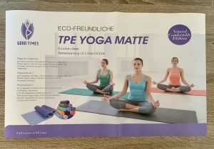 Good Times Yogamatte Banderole