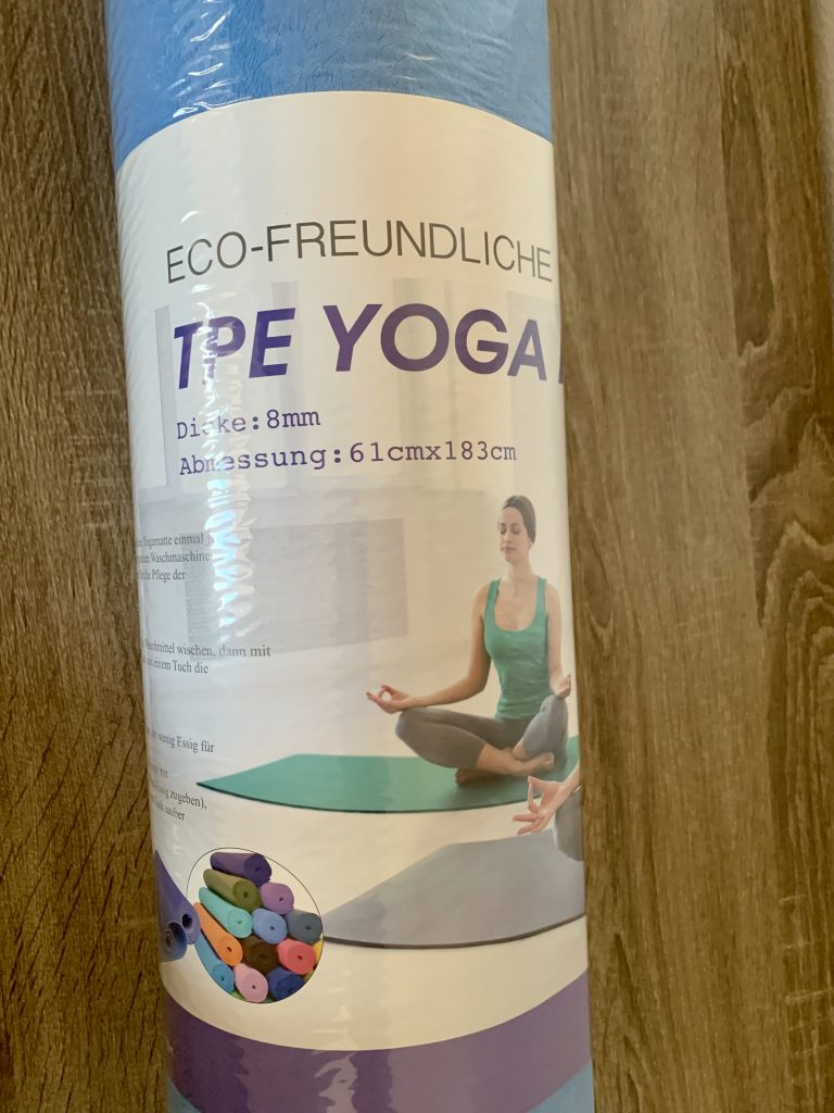 Good Times Yogamatte Nahaufnahme Banderole