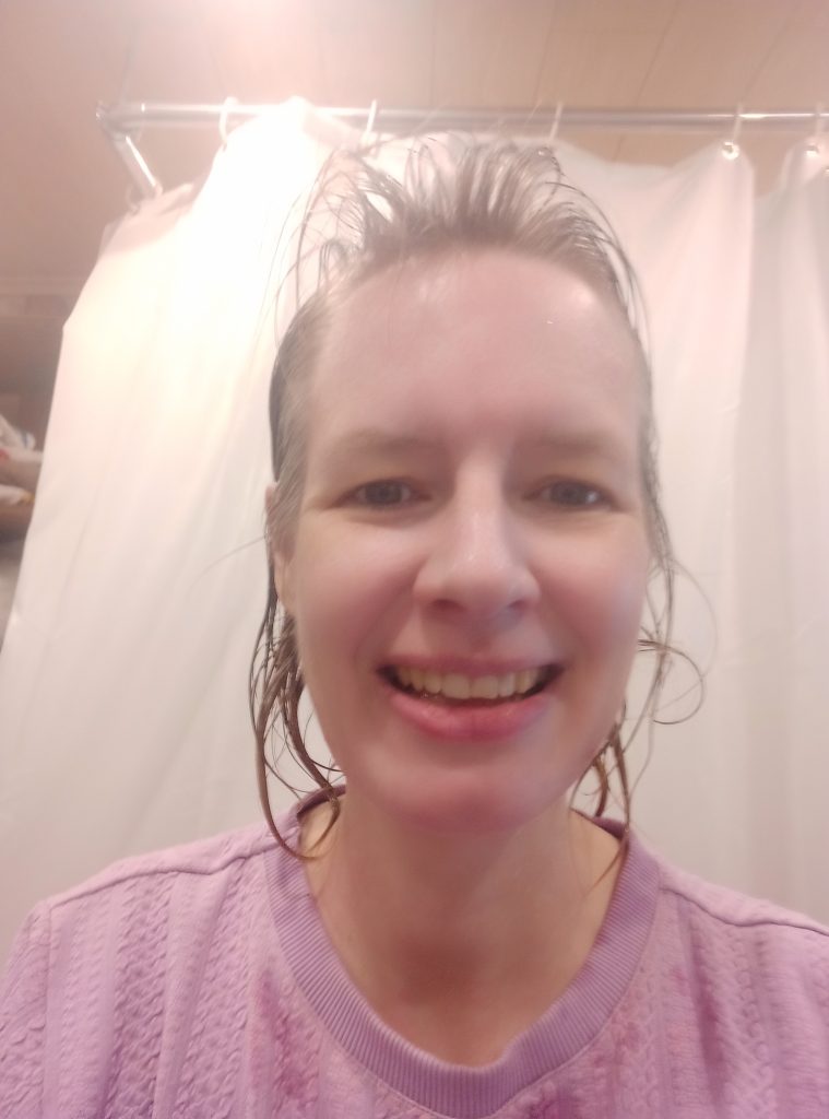 HappyGoo - Haartrockner, Nasse Haare vor dem Schnellföhntest