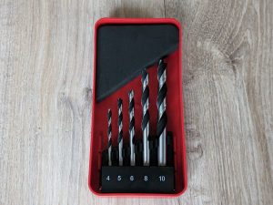 Holzbohrer des Metabo BS 18 Akku-Bohrschraubers