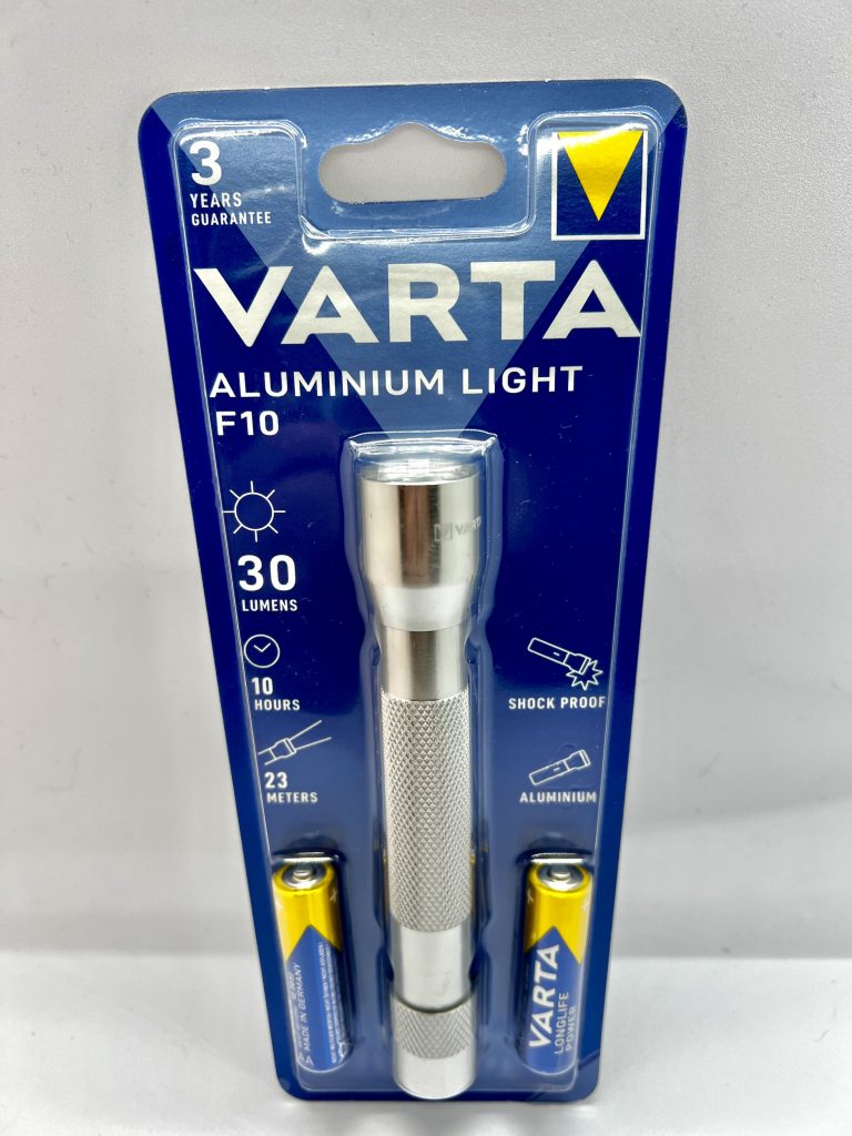 VARTA F10 Taschenlampe in der Originalverpackung