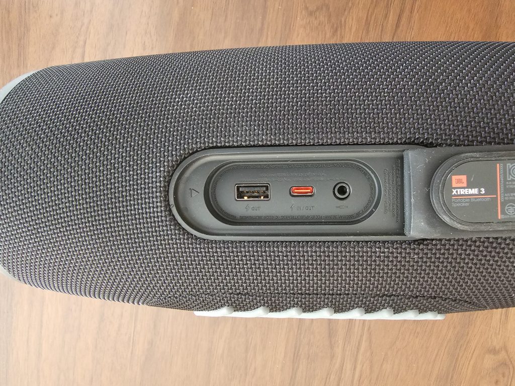JBL Xtreme 3 Anschlüsse