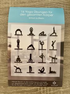KESSER®-Yogamatte Übungsposter