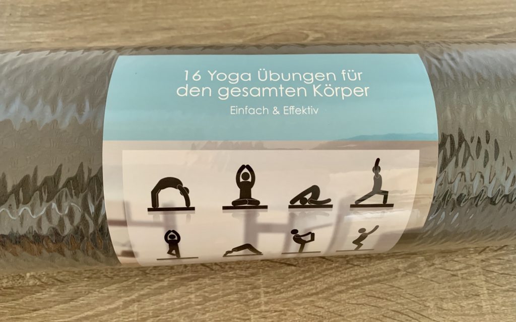 KESSER®-Yogamatte in der Schutzfolie mit Übungsposter