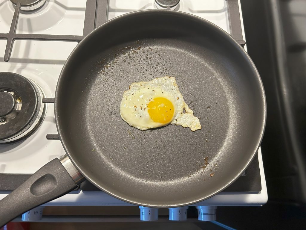 Klamer Profi Pfanne Test Spiegelei