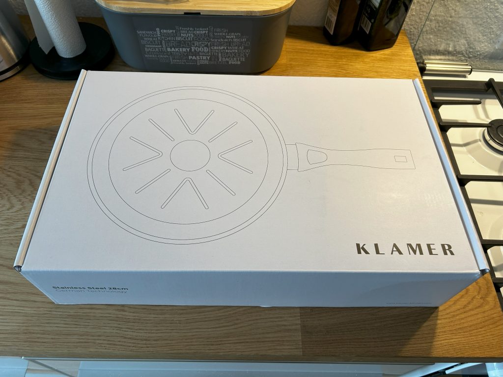 Klamer Profi Pfanne Verpackung