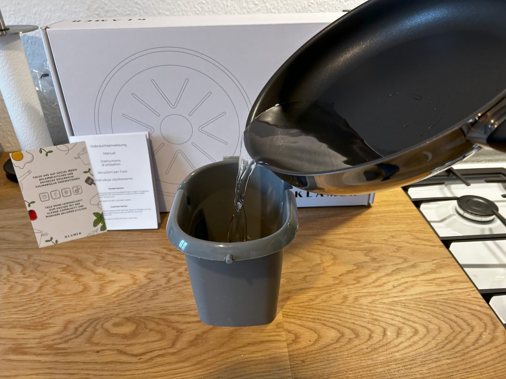 Klamer Profi Pfanne Volumentest