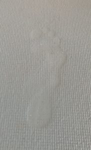 LILENO SPORTS Yogamatte Materialqualität-Fußabdruck