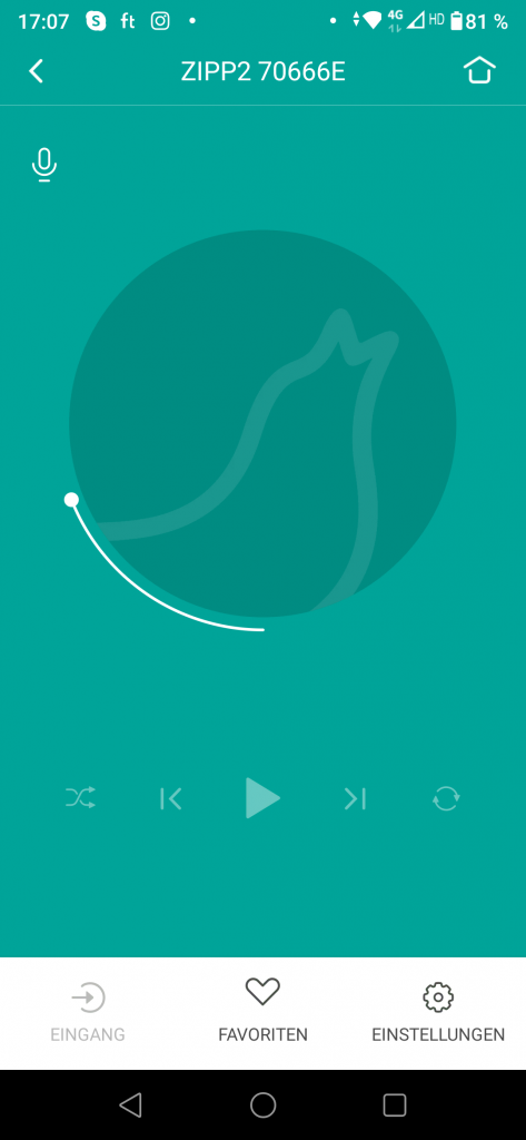 Libratone Zipp 2 App Screenshot