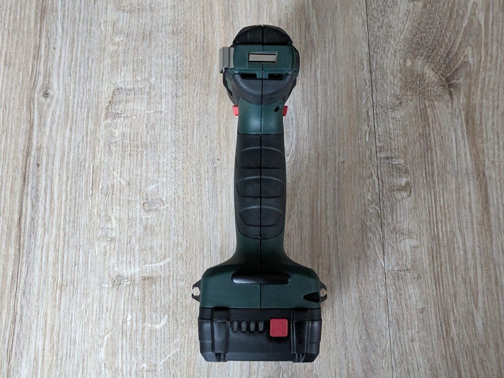 Metabo BS 18 Akku-Bohrschrauber von hinten