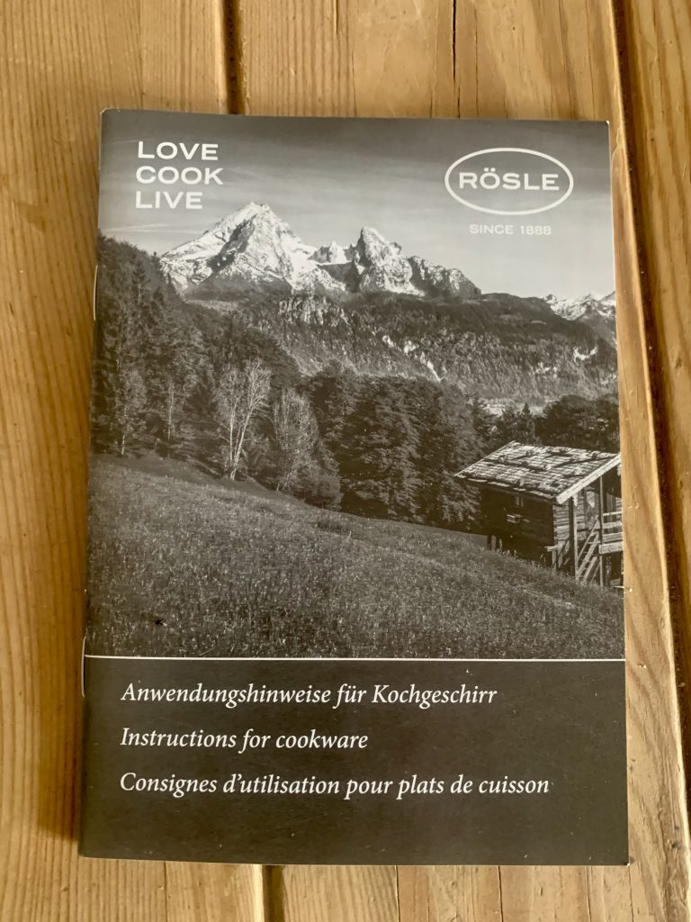 RÖSLE Elegance beschichtete Pfanne Bedienungsanleitung