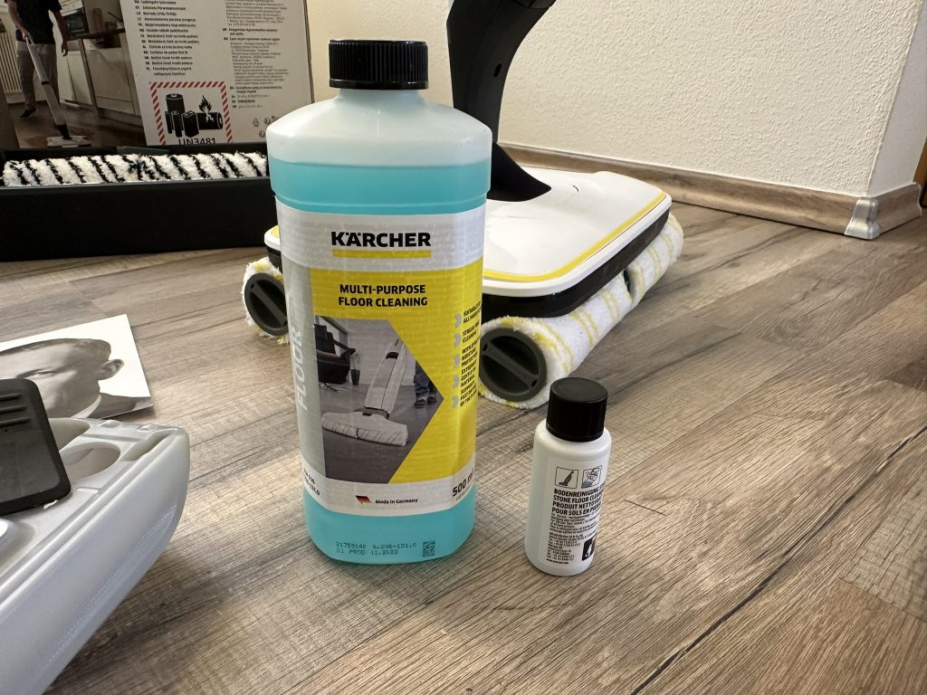 Reinigungsmittel des Kärcher FC7 Cordless Extra Hartbodenreinigers