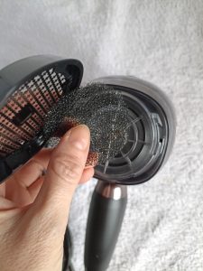 Rowenta x Karl Lagerfeld Haartrockner, Luftfilter abenommen