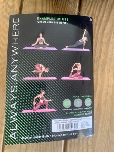 Schildkröt ‎960067 Yogamatte Flyer Rückseite