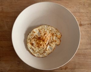 Silit Talis beschichtete Pfanne Rückseite Spiegelei Bräunungsergebnis