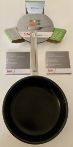 Silit Talis beschichtete Pfanne mit Bedienungsanleitung und Umverpackung