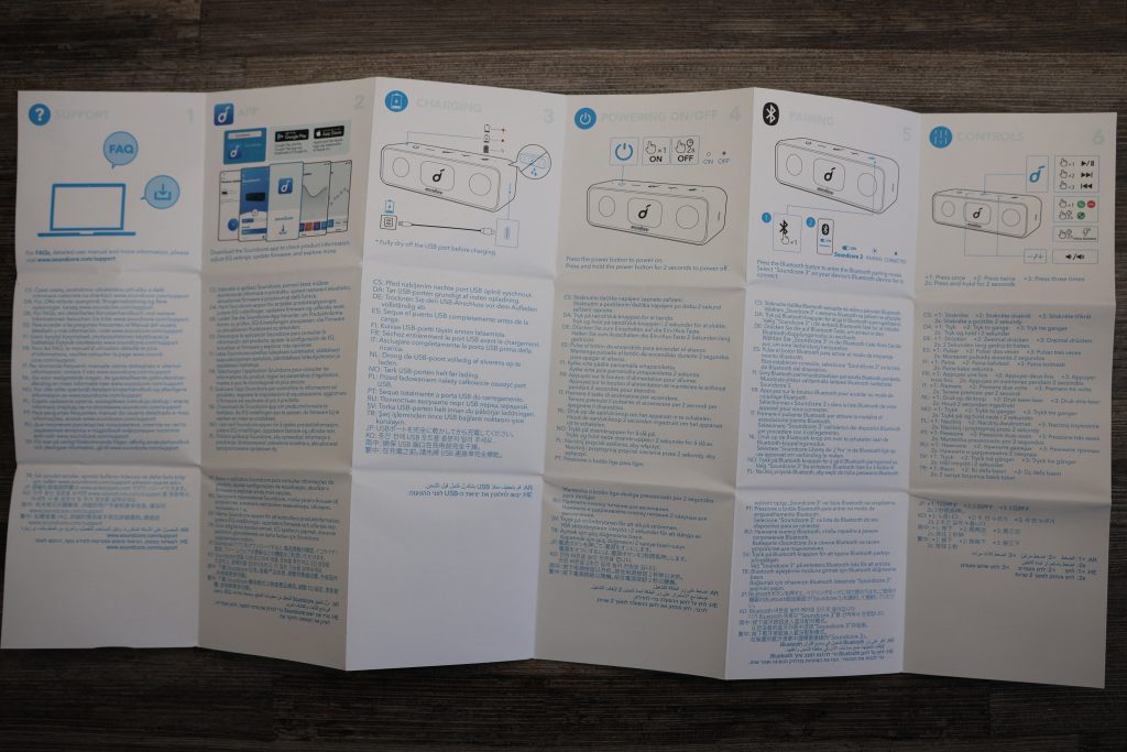 Soundcore 3 Anleitung offen