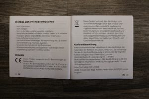 Soundcore Sicherheitshinweise offen