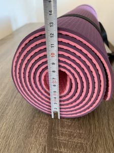TOPLUS-Yogamatte Durchmesser zusammengerollte Matte