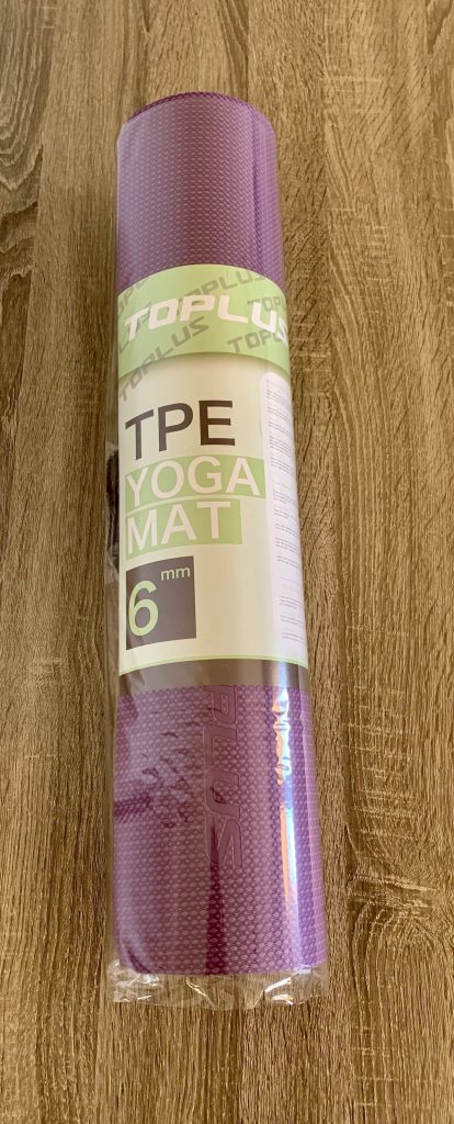 TOPLUS-Yogamatte in der Verpackung