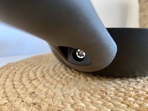 Tefal C26770 Start’Easy Triangle beschichtete Dreieckspfanne Nahaufnahme Griffbefestigung