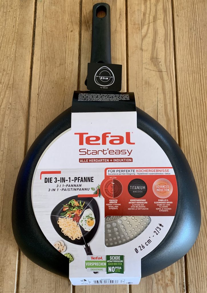 Tefal C26770 Start’Easy Triangle beschichtete Dreieckspfanne von unten