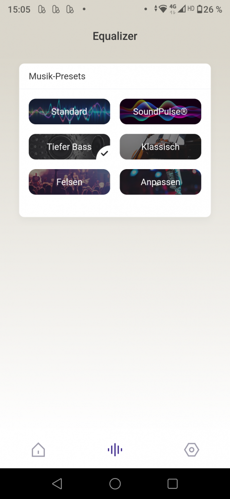Tronsmart Bang Equalizer Screenshot