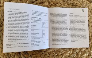 WMF Devil beschichtetes Pfannenset geöffnete Bedienungsanleitung